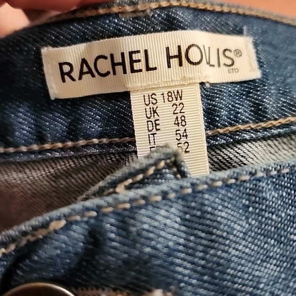 Rachel Hollis Jean Shorts‎ Women's Distressed Denim plus size 18W - Picture 9 of 9